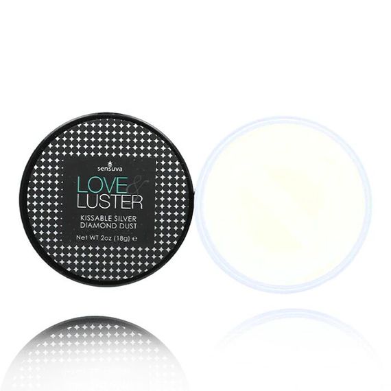 Мерехтлива пудра для тіла Sensuva — Love & Luster Kissable Diamond Dust (19 г) їстівна, без цукру | Зображення 1