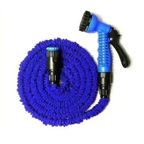Шланг для поливу  V-HOSE PRO 90 метрів поливальний розтягується з розпилювачем | Зображення 1