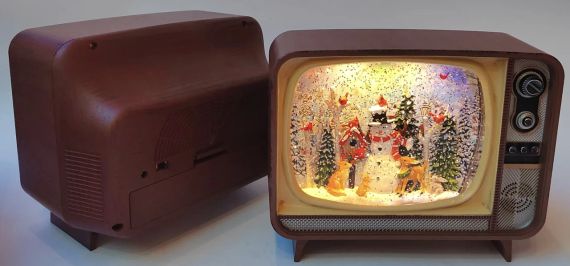 Новорічний нічник Ретро телевізор WDL-24034B XMAS | Зображення 3