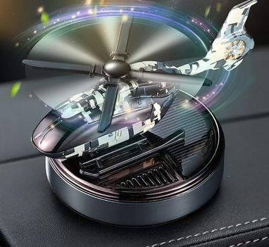 Автомобільний ароматизатор на сонячній батареї Вертоліт XPRO кругла підставка (46549-_209) | Зображення 6