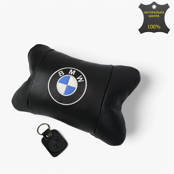 Ортопедична авто подушка BMW з натуральної шкіри – для комфорту в машині | Зображення 8