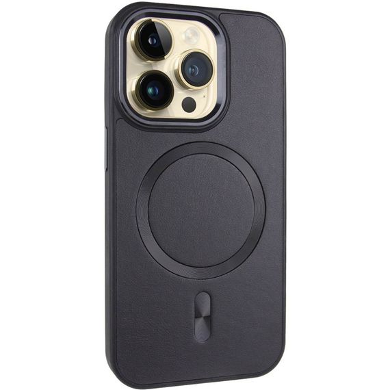 Шкіряний чохол SnapCase with MagSafe для Apple iPhone 14 Pro (6.1") Black