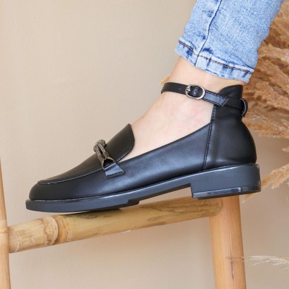 Туфли женские Fashion Geron 3164 36 размер 23,5 см Черный | Зображення 2