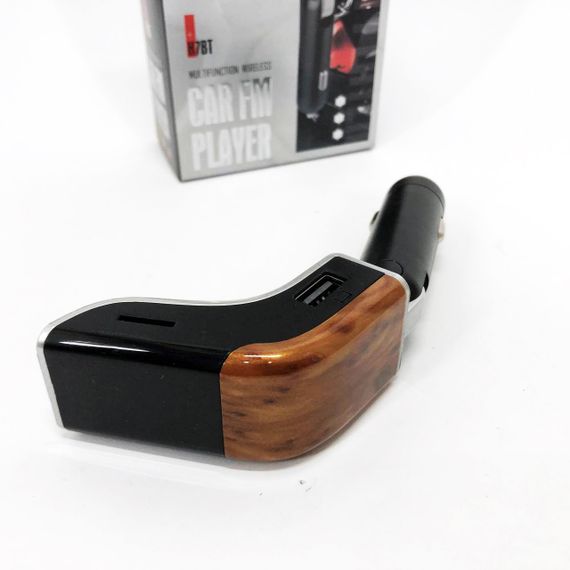 Лучший fm трансмиттер H7, Модулятор трансмиттер bluetooth, Устройство для передачи аудио в авто LT-42 | Зображення 9