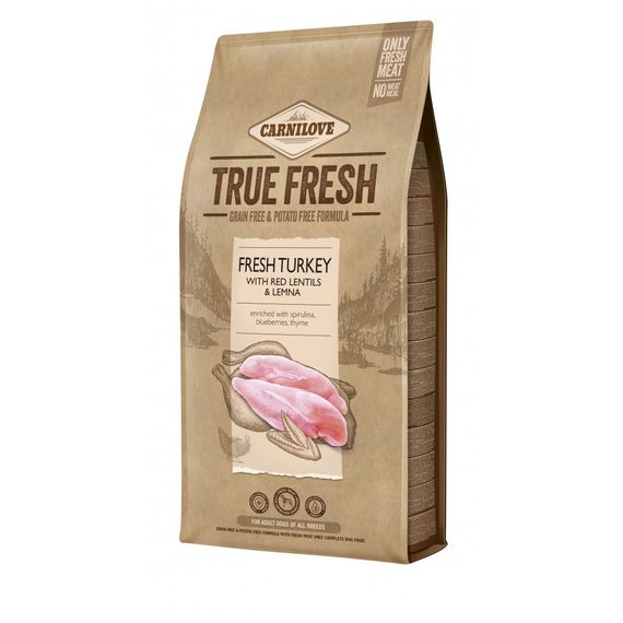 Корм сухий Carnilove True Fresh Turkey for Adult dogs для дорослих собак усіх порід з індичкою 11,4 кг