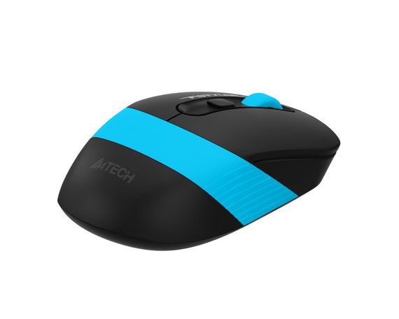 Миша бездротова A4Tech Fstyler FG10S (Blue), безшумна, USB, колір чорний+блакитний | Зображення 3