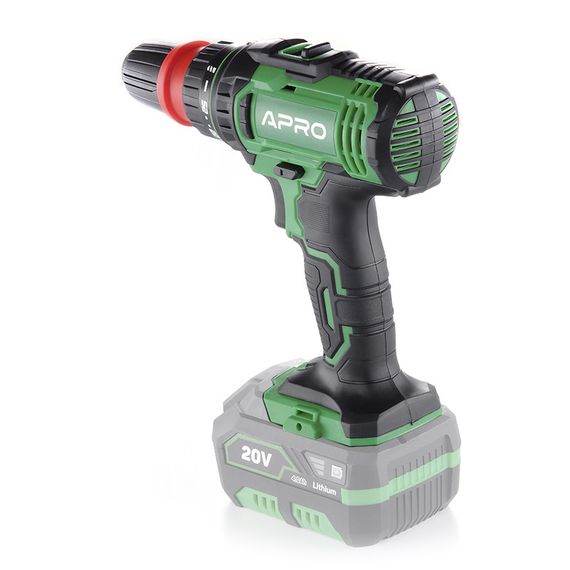 Дриль-шурупокрут APRO 20DCK, 20 В, без АКБ, без ЗП, кейс 8950361 | Зображення 2