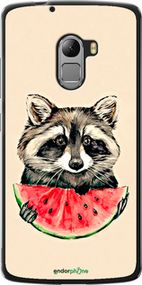 Чохол на Lenovo A7010 Єнотик з кавуном "4605u-232-2448"