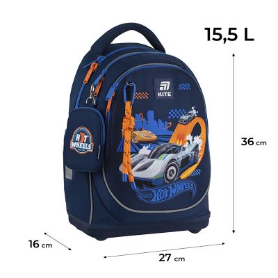 Рюкзак школьный Kite Education 724 Hot Wheels (HW25-724S) | Зображення 7
