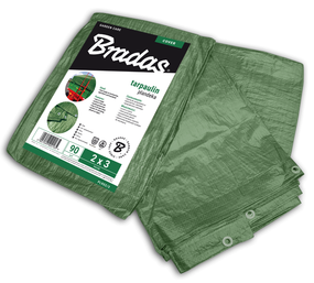 Тент посилений Bradas GREEN 90 г/м² 3 x 5 м PL903/5