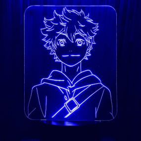 Акриловый светильник-ночник Шоё Хината синий tty-n000338