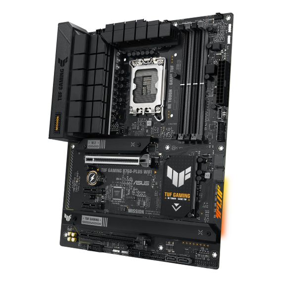 Материнcкая плата ASUS TUF GAMING B760-PLUS WIFI s1700 B760 4xDDR5 M.2 HDMI DP Wi-Fi BT ATX 90MB1ER0-M1EAY0 | Зображення 4