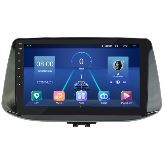 Штатна магнітола Lesko для Hyundai I30 (2017-2020гг.) 9" 2/32Gb 4G Premium GPS Android хюндай