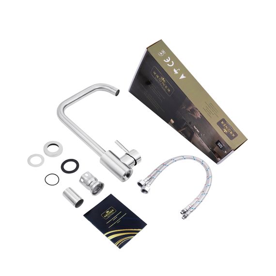 Змішувач для кухні Kroner KRM Edelstahl Klassisch - ESG037 (CV023001) | Зображення 2