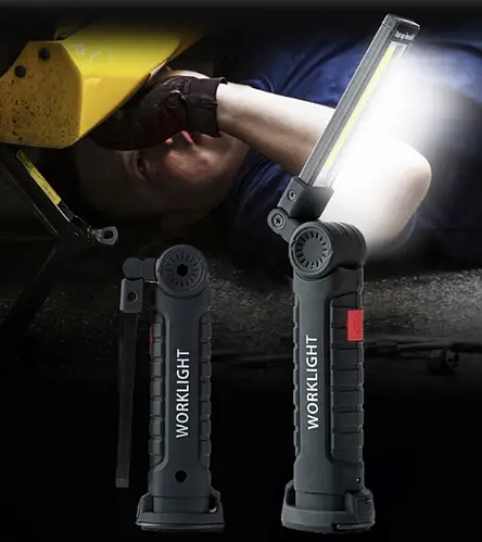 Акумуляторний ліхтар лампа світильник WORKLIGHT W-52 складаний (від USB/з МАГНІТОМ/з гачком) | Зображення 4