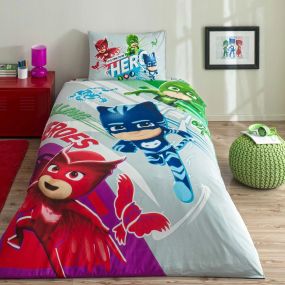 Постельное белье TAC Disney 160×220 см PJ Masks Super Team
