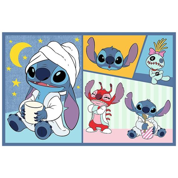 Пазл Trefl Lilo&Stitch Зі Стічем не нудно 2x70 (5900511344448) | Зображення 1