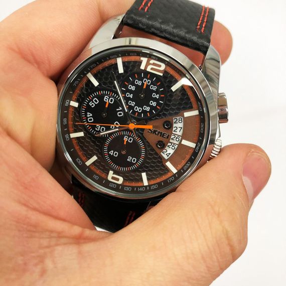 Годинник наручний чоловічий SKMEI 9106OG, фірмовий спортивний годинник, годинник наручний чоловічий | Зображення 1