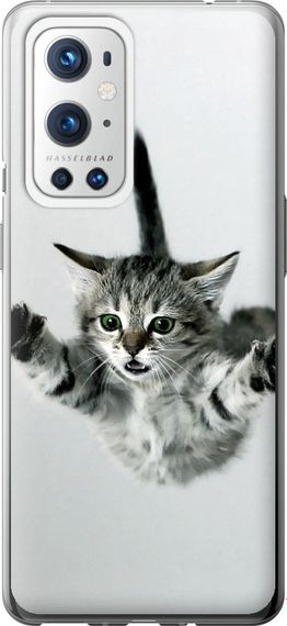 Чехол на OnePlus 9 Pro Летящий котёнок "2322u-2250-17620"