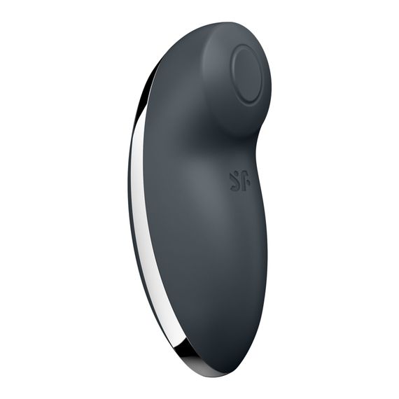 Вібростимулятор-пульсатор Satisfyer Tap & Climax 2 Grey, ефект постукування пальцем | Зображення 3