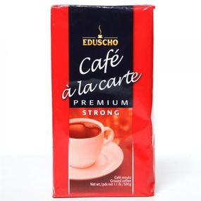 Качественный немецкий кофе Робуста молотый Eduscho Premium Strong, 500г