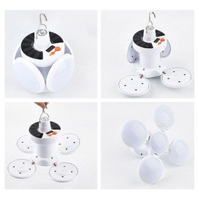 Лампа на сонячну батарею, туристичний акумуляторний ліхтар   знижка