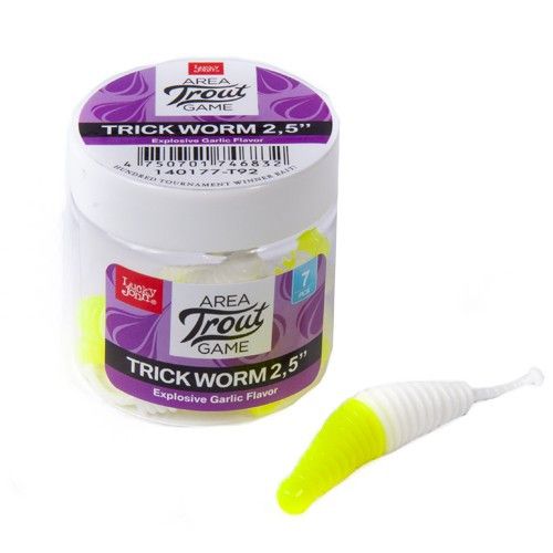Силікон Lucky John Pro Series TRICK WORM 2.0in / 5.0см / T92 / 10шт (140160-T92)