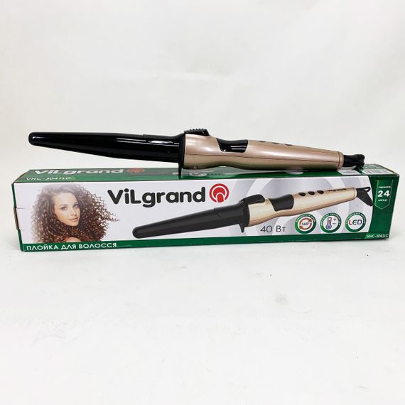 Плойка конусна ViLgrand VHC-3041LC. Колір: золотий | Зображення 7