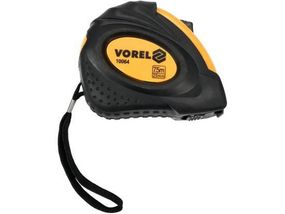 Рулетка з метричною шкалою VOREL : l= 7,5 м, w= 25 мм, 2 фиксатори 10064