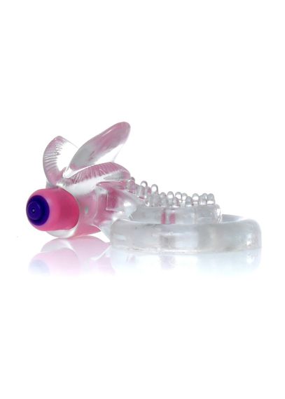 Ерекційне кільце - Tongue Vibro CockRing Clear | Зображення 5