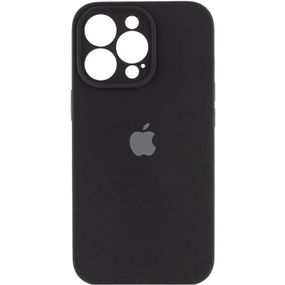 Чохол Silicone Case Full Camera Protective (AA) для Apple iPhone 16 Pro Max (6.9") Чорний / Black