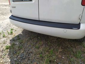 Накладка на задній бампер (ABS) для Volkswagen Caddy 2010-2015рр