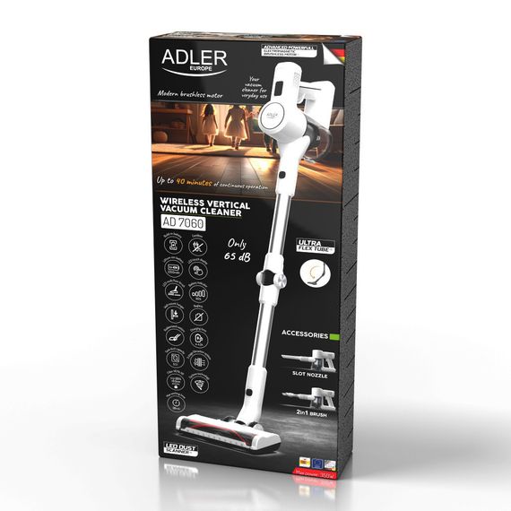 Пылесос вертикальный Adler AD 7060 аккумуляторный беспроводной для дома | Зображення 9