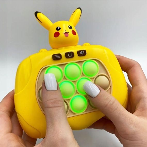Игрушка антистресс на батарейках, Рop It Pokemon, цвет Рандом / Электронный поп ит / Детская приставка поп ит | Зображення 1