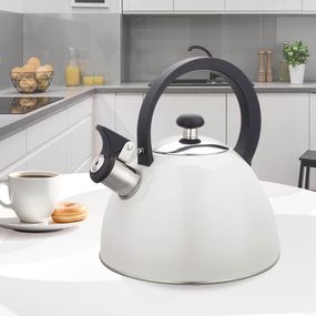 Чайник із свистком Maestro МR-1302WG 2.5 л білий