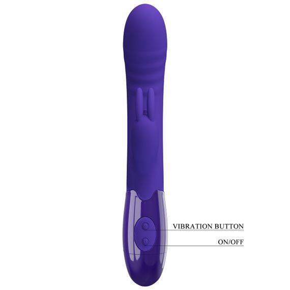 Вібратор - Pretty Love Cerberus Licking Vibrator Blue Sex Aura | Зображення 4