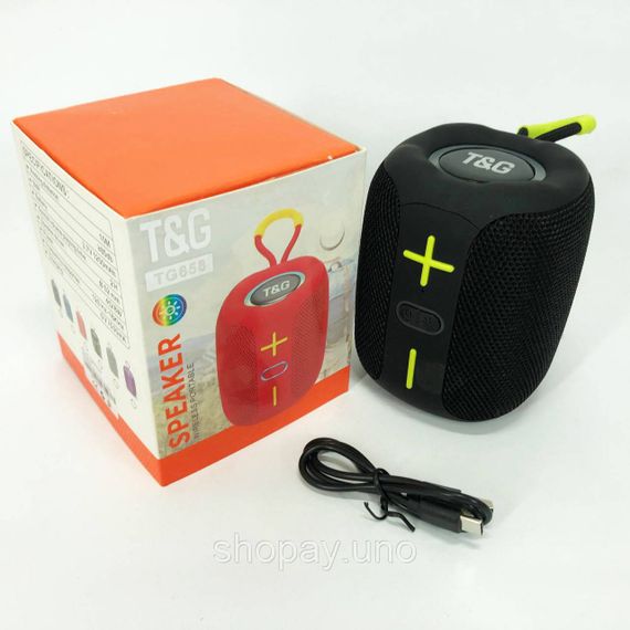 Світлова bluetooth колонка з хорошим звуком TG658, Колонка usb s Bluetooth з rgb світломузикою OH-10 | Зображення 3