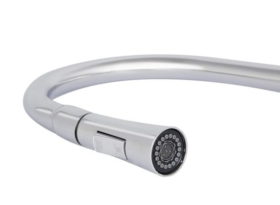 Змішувач для кухні Qtap Vlasta New з висувним виливом QTVLA344CRM45646 | Зображення 6