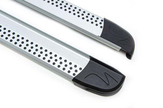 Бокові пороги Maya V2 (2 шт., алюміній) для Renault Logan MCV 2005-2013 рр | Зображення 3