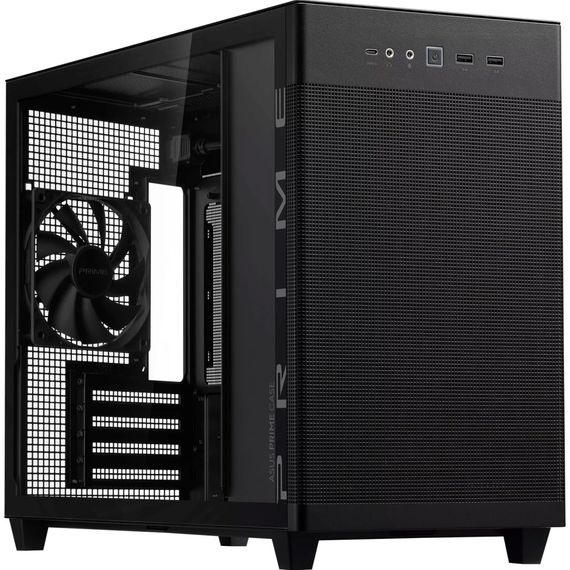 Корпус ASUS Prime AP201 Black Tempered Glass (90DC00G0-B39010) | Зображення 5