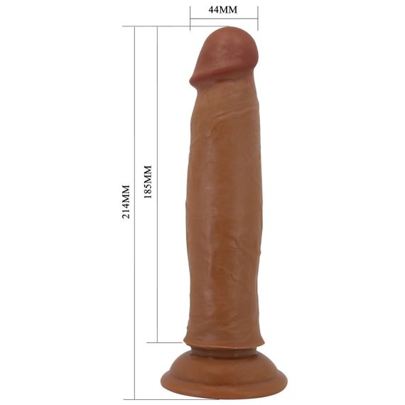 Фаллоимитатор PRETTY LOVE - KEON 8.4(214mm) Sliding Skin Series TPR, Suction base Bendable Sex Aura | Зображення 3
