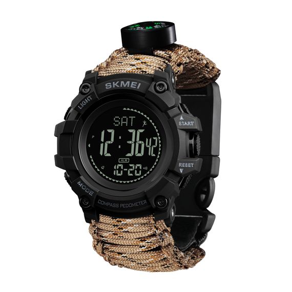 Чоловічий годинник Skmei 1356DCPK Desert Camo Tactic Compass