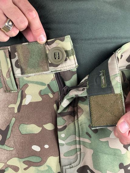 Зимові тактичні штани ЗСУ на флісі Softshell від RAPTOR TAC Мультикам 50/4 | Зображення 6