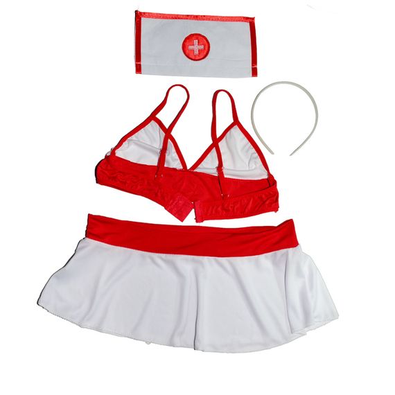 Ігровий костюм Медсестра з панчохами Babydoll 46 M/L 225-1 | Зображення 3