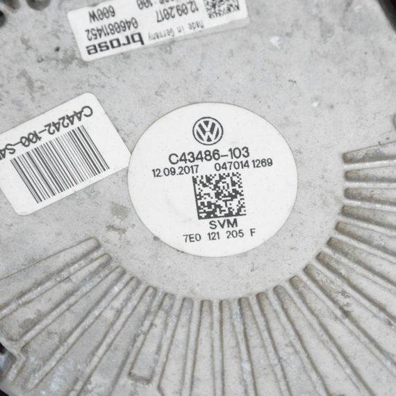 Вентилятор радіатора в зборі Volkswagen Transporter T5 T6 2009-2024 Вентилятор радіатора Фольксваген т5 т6 7E0121205F | Зображення 2