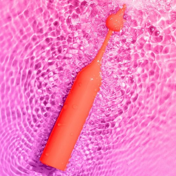Вібратор для клітора з двома насадками Romp Pop, червоний, 14.3 х 2.4 см Sex Aura | Зображення 2