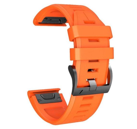 Силіконовий ремінець Primo для годинника Garmin Forerunner 935 / Forerunner 945 - Orange | Зображення 1