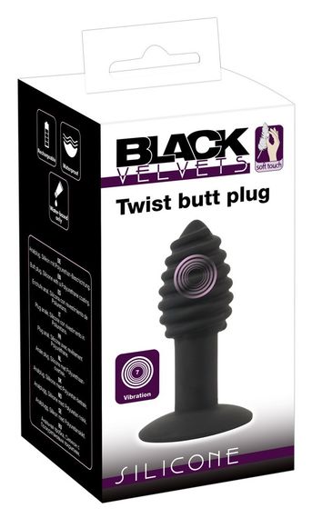 Анальна пробка Black Velvets Twist butt plug sexstyle | Зображення 12