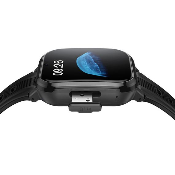 Дитячий cмарт-годинник Hoco Y108 4G with call function Black | Зображення 1