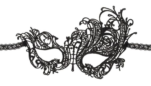 Маска на глаза - 2480301 Cottelli Collection Mask Black sexstyle | Зображення 3